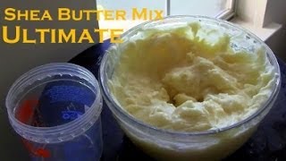 Hair 101 The Ultimate Howto Shea Cocoa Butter Mix [upl. by Hahcim]