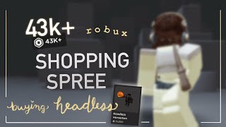 25K Christmas shopping spree I BOUGHT KORBLOX OMG GUYS HELP [upl. by Clower]