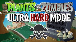 Plants vs Zombies MOD ULTRA HARD  WIDESCREEN 169  PARA PC  ESPAÑOL ¡NIVELES EXTREMOS☠️ [upl. by Gnoix987]