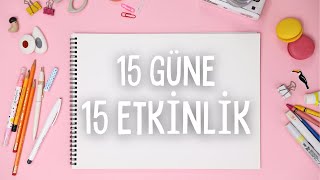 Sömestirde Yapacağınız 15 Etkinlik Fikri  15 Farklı Kendin Yap Etkinliği [upl. by Boniface]