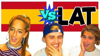 España VS Latinoamérica 😱 Imitando Acentos con mi Hermana y SU NOVIO [upl. by Ydnat385]