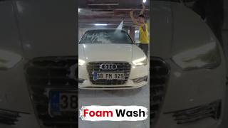 Cleaning A Dirty Audi  Foam Wash Audi A3 car carcleaners automobile carwash cardetailing [upl. by Dolf947]