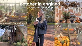 a cosy october vlog autumn in the english countryside 🍂🥧 [upl. by Akirrehs296]