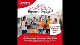 Kadın Hekimler Eğitime Destek Vakfı KAHEV Bursu [upl. by Iggie106]