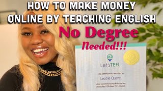 How to make money online  Let’s Tefl review teachingenglishonline makemoneyonline letsteflreview [upl. by Brosy279]