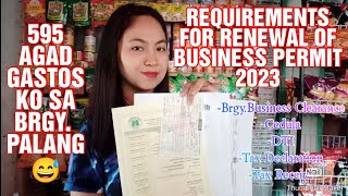 REQUIREMENTS FOR RENEWAL OF BUSINESS PERMIT 2023UBUSAN NANAMAN NG PERA😅 [upl. by Sheffy997]