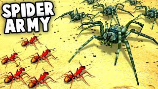 Oh My Huge SPIDER ARMY vs Empire of Ants Empires of the Undergrowth Gameplay [upl. by Anyal]