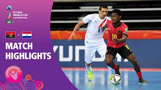 Angola v Paraguay  FIFA Futsal World Cup 2021  Match Highlights [upl. by Sherrod]