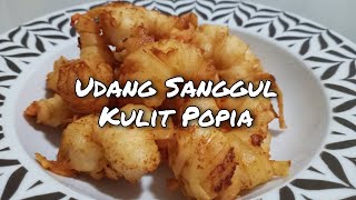 UDANG SANGGUL shorts  udang salut kulit popia [upl. by Enyamart77]