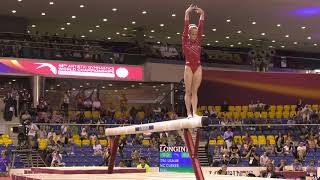 Riley McCusker  Balance Beam  2018 World Championships  Women’s Team Final [upl. by Hays111]