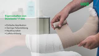 Durelastic® F 666  Dauerhaft elastische Langzugbinde für starke Kompression [upl. by Pharaoh]