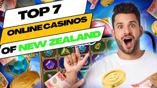 Top 7 online casinos of New Zealand ⭐ Online Casinos in New Zealand [upl. by Ahsaet]