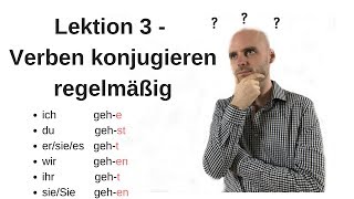 Deutschkurs A11 Lektion 3 Verben konjugieren regelmäßig [upl. by Frederik869]