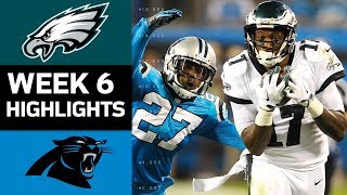 Eagles vs Panthers  NFL Week 6 Game Highlights [upl. by Ire986]