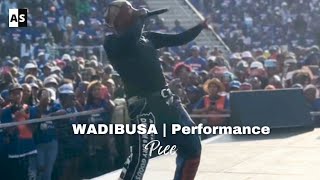 Pcee Shows Off His Performing Skills  quotWadibusaquot Performance [upl. by Baiel]