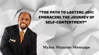 quotWhy Being Chosen Often Means Being Hated The Cost of Distinctionquot  Myles Munroe Message [upl. by Gulick]