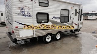 19ft Puma 19FS Bumper Pull Travel Trailer  Halfton towable travel trailers [upl. by Marcella766]