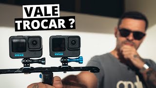 GoPro HERO 10 vs HERO 11  Vale a pena trocar [upl. by Iva713]