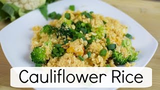 Healthy Fried Rice  Cauliflower Recipe [upl. by Ayim]