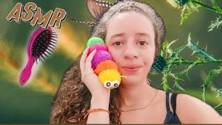 ASMR Relaxante Explorando Texturas e Sons Delicados com Largatinha Fofa [upl. by Ttiwed]