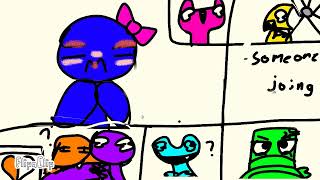 sus meeting on rainbow friendswatch till the endpurple be like [upl. by Nwadrebma]