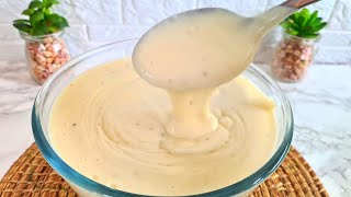 RECETTE DE SAUCE BECHAMEL ⬆️Comment Faire une Sauce Béchamel 😛🥣 [upl. by Gnah]