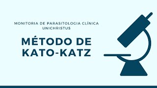 MÉTODO DE KATOKATZ  EXAME PARASITOLÓGICO DE FEZES [upl. by Jansen]