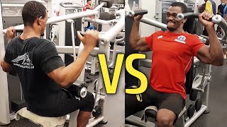 Agonist antagonist pair  Shoulder Press vs Lat Pulldown [upl. by Jocelyne]