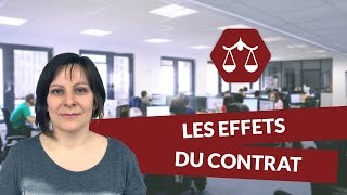 Les effets du contrat  Droit  digiSchool [upl. by Redleh491]