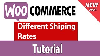 How to Apply Different Shipping Rates for different products on woo commerce WordPress Online Store [upl. by Ehgit864]