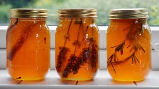 How to make Herb Infused Honey [upl. by Nolahp26]