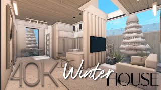 BLOXBURG 40K WINTER HOUSE  NOGAMEPASS [upl. by Delsman]