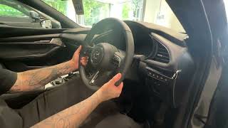 Mazda3 – How to adjust the drivers seat position [upl. by Siramad]