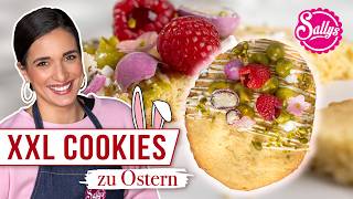 XXL OstereiCookies mit bunten Toppings 🍪 [upl. by Frendel]