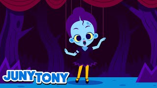 Zombie Ballerina 🩰 Happy Halloween 🎃  Halloween Songs for Kids  JunyTony [upl. by Suidaht672]