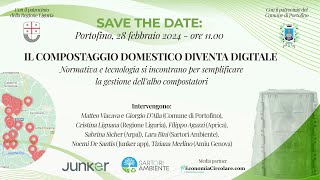 Il compostaggio domestico diventa digitale  Portofino 28 febbraio 2024 [upl. by Halima609]