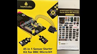 Keyestudio 45 in 1 Sensor StarterKit for BBC MicrobitUnboxing [upl. by Delmor]