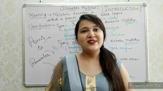 Diabetes mellitus  Introduction  Types  explanation in hindi  part 1 [upl. by Tebor]