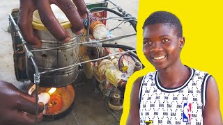 Meet Zimbabwes Youngest Inventor who built a Water Powered Generator [upl. by Viccora]