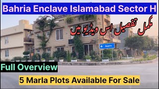 Bahria Enclave Islamabad Sector H  Overview  5 Marla Plot For Sale bahriaenclave [upl. by Anwahsed]