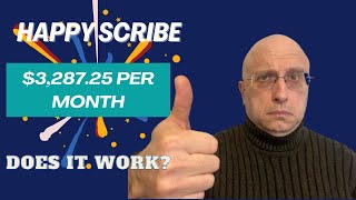 Happy Scribe Review Top Pay 3287 25 Per Month [upl. by Ahsieym683]