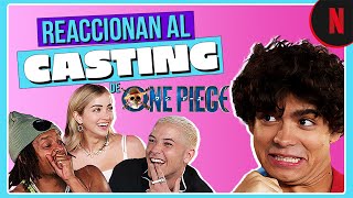 El cast de One Piece reaccionan a sus videos de casting  Netflix [upl. by Eadith]