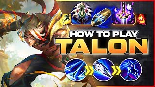 HOW TO PLAY TALON SEASON 14  BEST Build amp Runes  Season 14 Talon guide  League of Legends [upl. by Emelita]