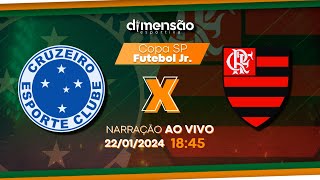 Copinha 2024 Cruzeiro x Flamengo NARRAÇÃO AO VIVO  Dimensão Esportiva [upl. by Bridge]