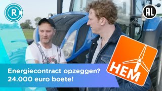 Opzegboete van 24000 euro bij energiecontract [upl. by Aremat]