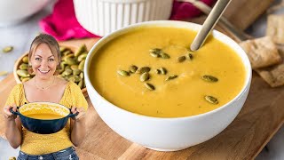 Warm and Cozy Butternut Squash Soup [upl. by Assennev]