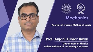 Lecture 16 Analysis of trusses Method of joints [upl. by Ardnuasac]