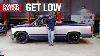 Lowering a Chevy Silverado to a Street Truck Stance  Truck Tech S1 E6 [upl. by Hank164]