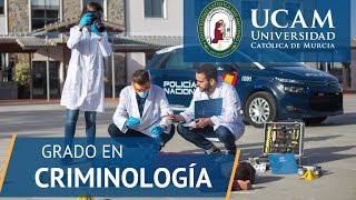 Grado en Criminología  UCAM Universidad Católica de Murcia [upl. by Noreht30]