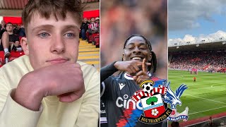 EZE’S BRACE HELPS PALACE BEAT SAINTS  Southampton FC 02 Crystal Palace Vlog  2223 PL Season [upl. by Irb]